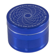 Load image into Gallery viewer, MIX N BLITZ 55mm 4 Part Grinder - BLUE
