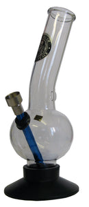 Glass Waterpipe 22cm - Rubber Base