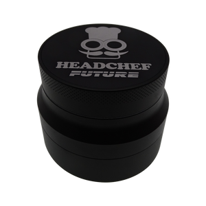 HEAD CHEF FUTURE 55MM 4 PIECE GRINDER – BLACK