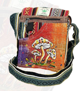 Mushroom Tie Dye Passport Bag