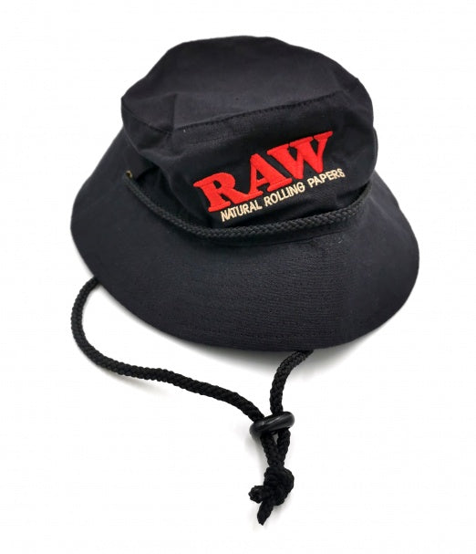 RAW Smokerman Bucket Hat - BLACK