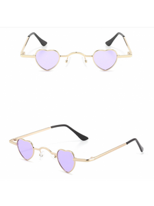 Purple Mini Heart Sunglasses