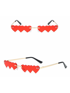 Red Multi Heart Sunglasses