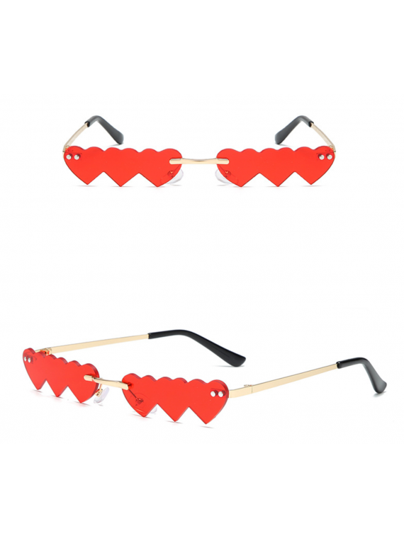 Red Multi Heart Sunglasses