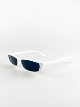 Load image into Gallery viewer, Retro Slim Cateye Sunglasses In White
