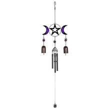 Load image into Gallery viewer, TRIPLE MOON WINDCHIME WITH BELLS
