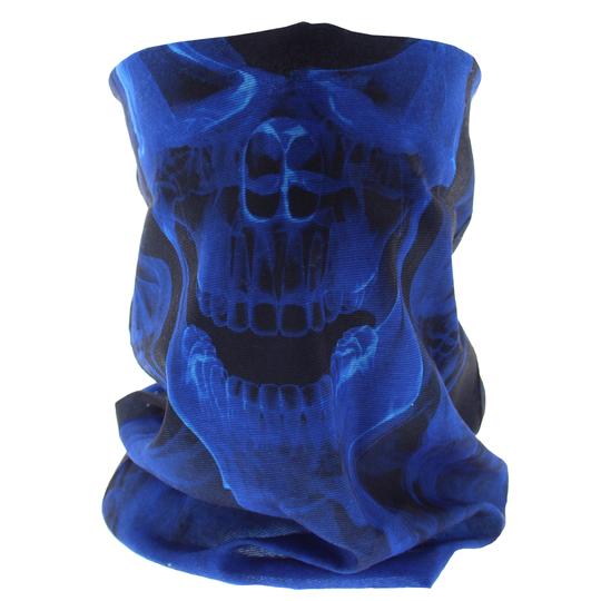 X-Ray Blue Skull Snood/Face Covering