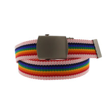 Load image into Gallery viewer, Pride/Equality Canvas Webbing Belts (5 Choices)
