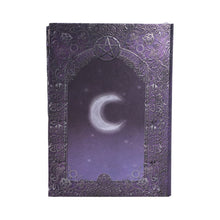 Load image into Gallery viewer, Embossed Black Cat Witches Spell Book A5 Journal with Pen

