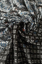 Load image into Gallery viewer, Pretty Moroccan Style Print Scarf - BLACK
