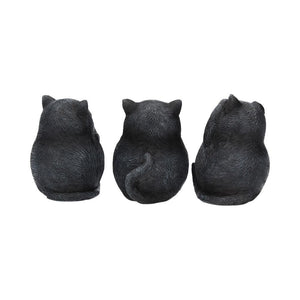 Three Wise Fat Cats 8.5cm