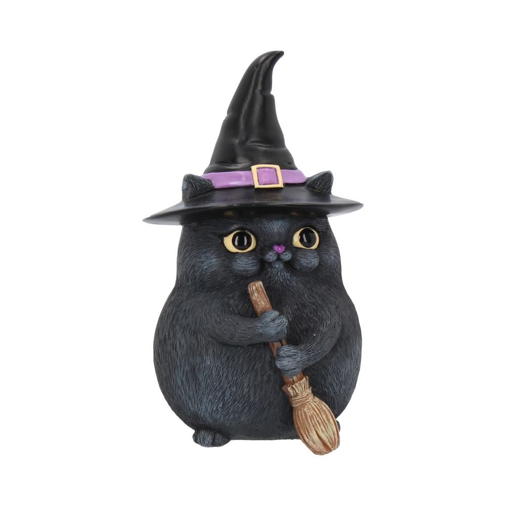 Lucky Black Cat Snapcat Cute Figurine