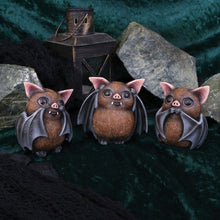 Load image into Gallery viewer, Three Wise Bats Figurines
