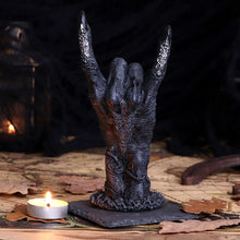 Load image into Gallery viewer, Baphomet&#39;s Horns Horror Hand Figurine
