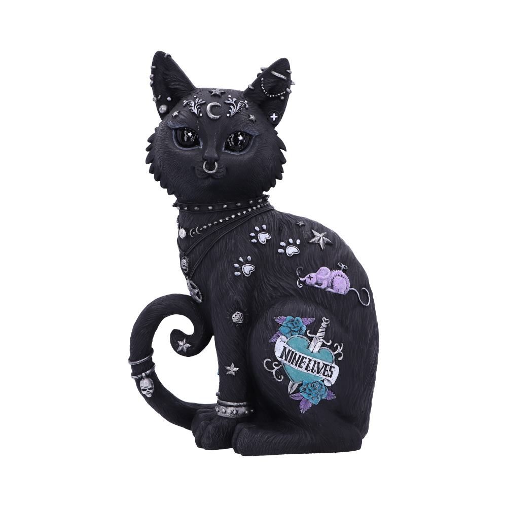 Nine Lives Cat Figurine