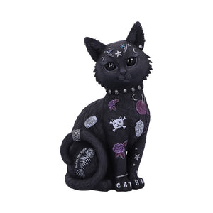 Bad to the Bone Cat Figurine