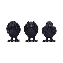 Load image into Gallery viewer, Three Wise Ravens Figurines
