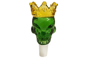 Jaxx 'Crown of Creation" Green Glass 14mm Bowl