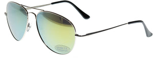 Classic Coloured Mirror Lens Aviator Sunglasses - 4 COLOURS