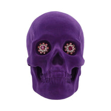 Load image into Gallery viewer, Jewelled Gaze Purple Skull
