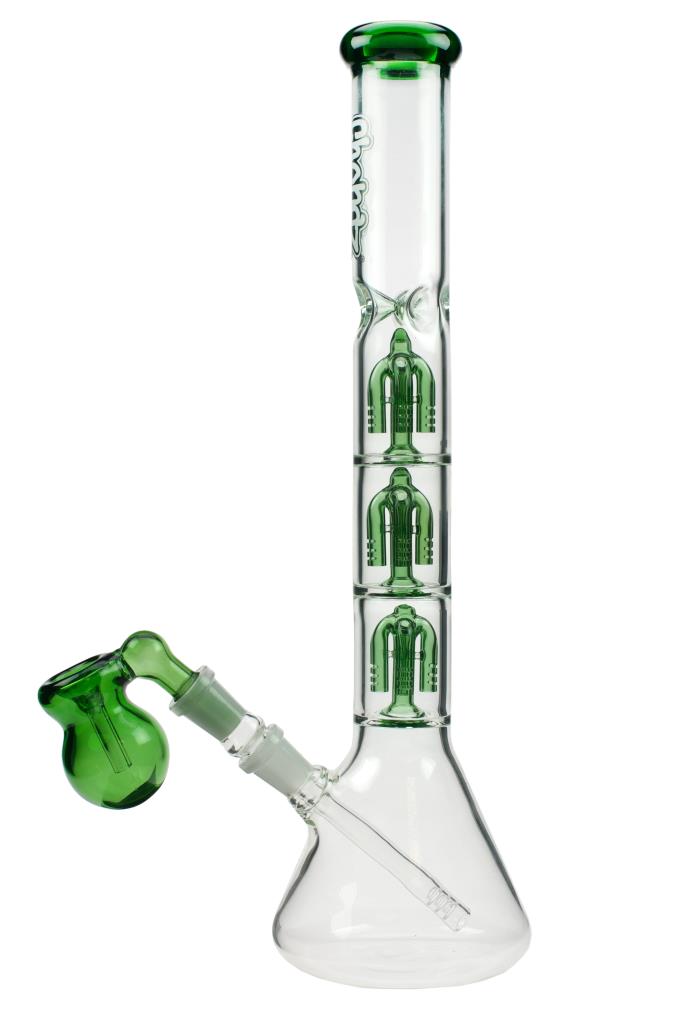 CHONGZ 37cm 'Green Nasty' Triple Perc 5mm