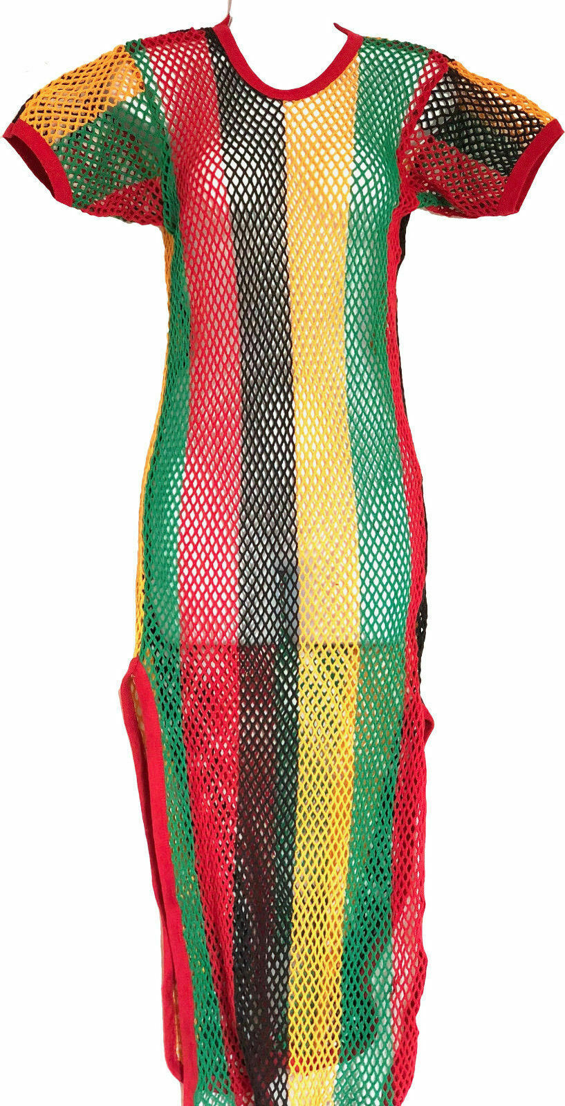 Fishnet Dress Rasta Womens Clothing Uk Rasta Mesh Cover Up