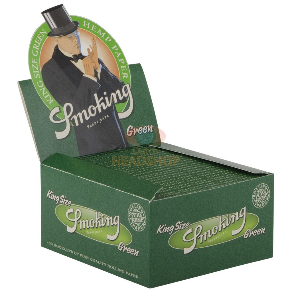 Smoking Green 100% Hemp King Size Papers