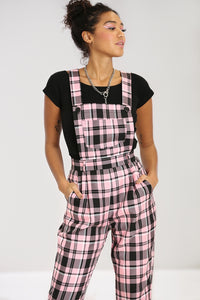 ALICIA DUNGAREES - PINK