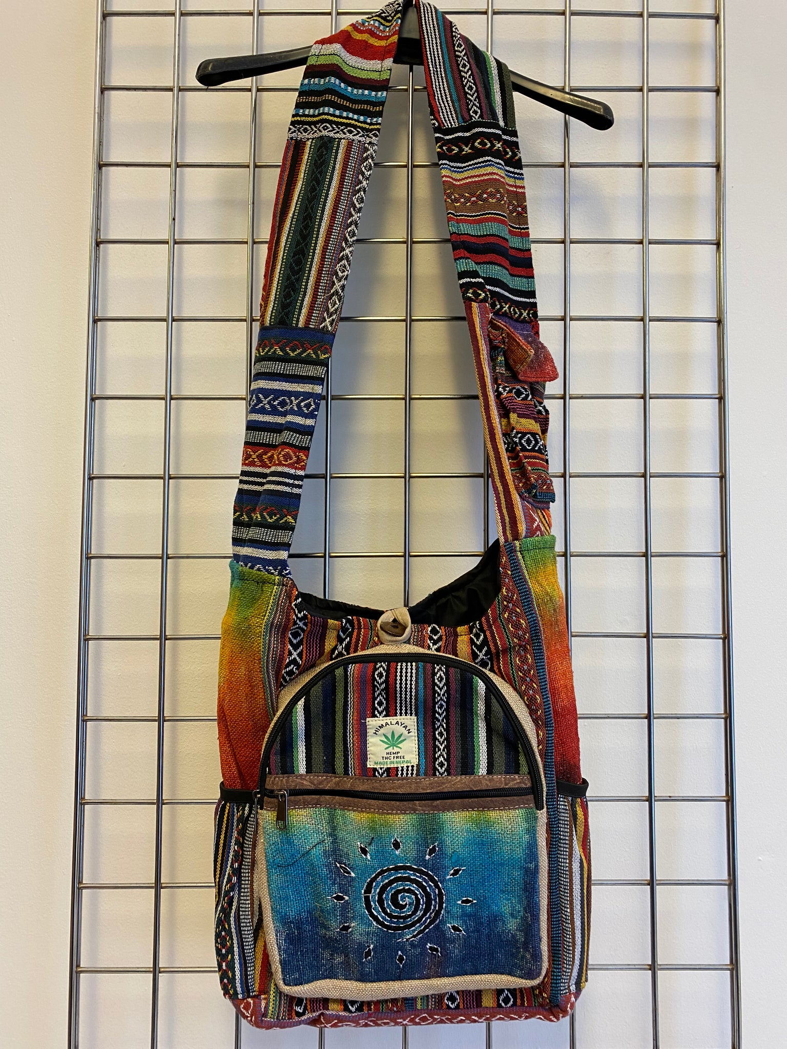 Hemp shoulder online bag