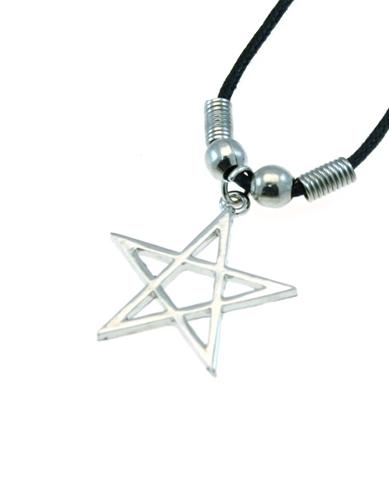 Pentagram Corded Necklace