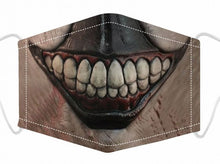Load image into Gallery viewer, Face Mask - Horror Smile
