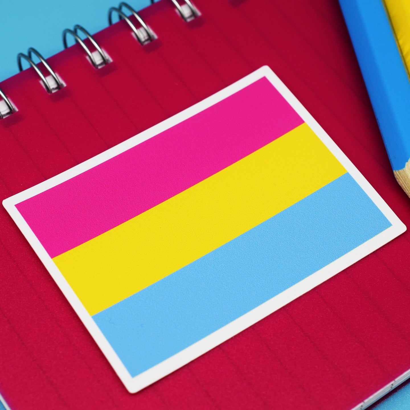 PANSEXUAL FLAG STICKER