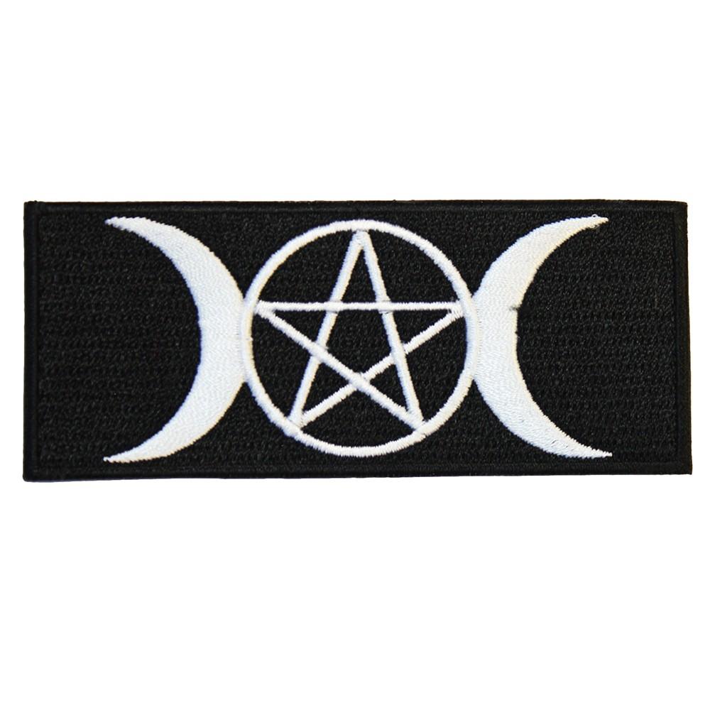 PENTAGRAM AND MOONS PATCH
