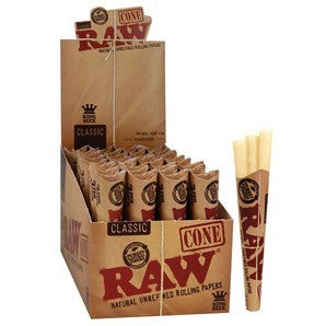 RAW Pre-Rolled King Size Cones - 3 Pack