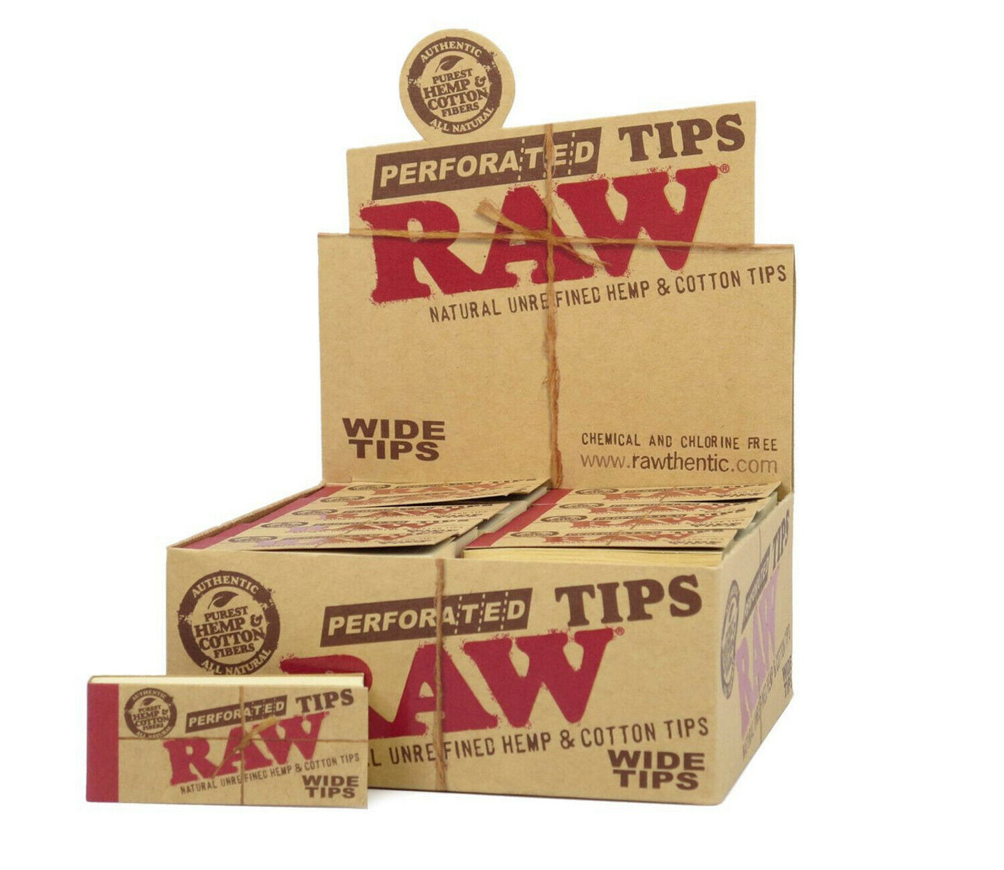 Raw Roach Tips - Wide Perforated