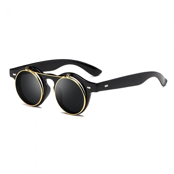 Black Flip Lens Sunglasses