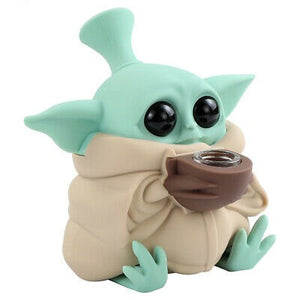 Baby Yoda Silicone Pipe/Waterpipe