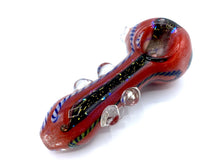 Load image into Gallery viewer, Glass Pipe Candy Red 10cm
