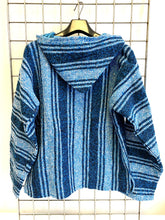 Load image into Gallery viewer, Mexican Baja Jerga Hoody - Light Blue
