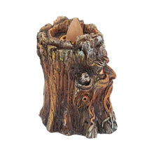 Load image into Gallery viewer, Aged Oak Tree Spirit Backflow Incense Burner
