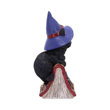 Load image into Gallery viewer, Hocus Small Witches Familiar Black Cat and Spell book Figurine
