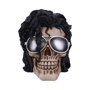 Bad Michael Jackson King of Pop Inspired Skull Ornament