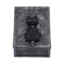 Load image into Gallery viewer, Familiar Spell Black Cat Sigil Trinket Box
