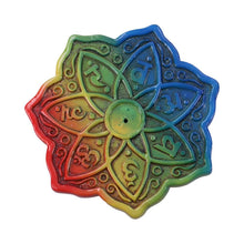 Load image into Gallery viewer, Rainbow Meditation Incense Burner
