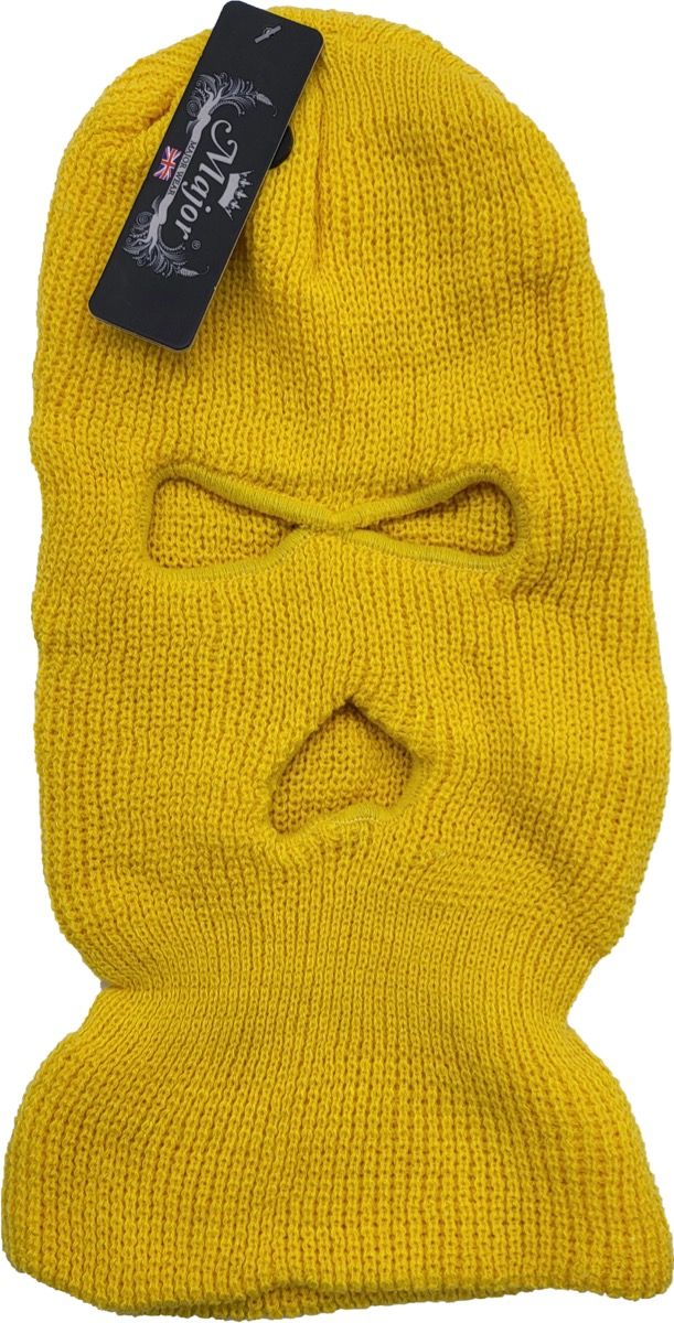 Woolly Balaclava YELLOW Fresh Garbage